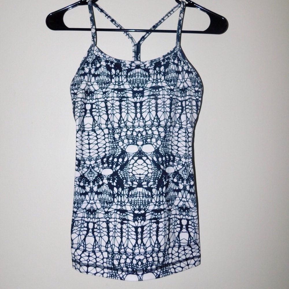 Lululemon racer back logo tank top